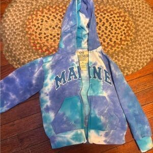 MAINE custom sweatshirt kids 4-5 small by Harrisburg company 
 Blue